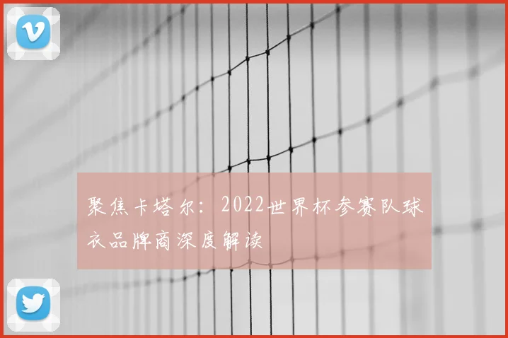 聚焦卡塔尔：2022世界杯参赛队球衣品牌商深度解读