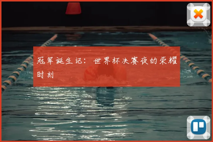 冠军诞生记：世界杯决赛夜的荣耀时刻